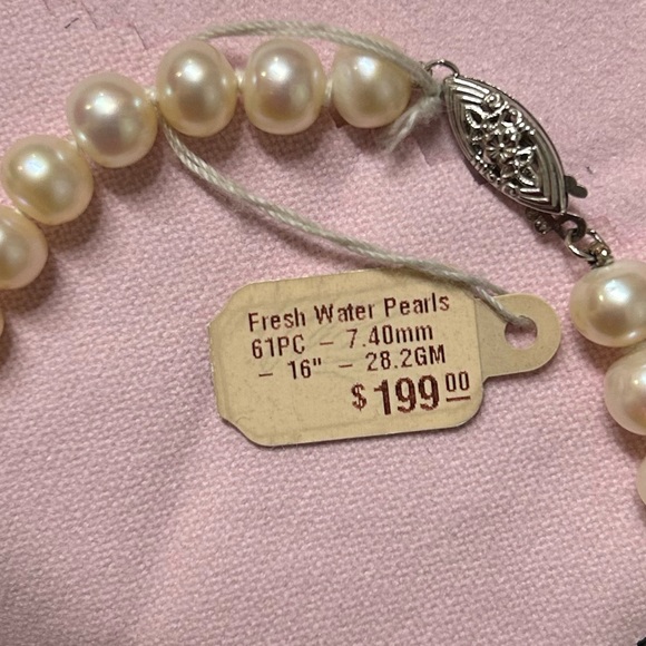 NWT Vintage Freshwater Pearl Necklace - Picture 4 of 4